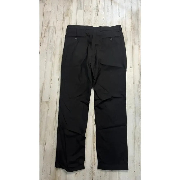 Nautica Men's Black Dress Pants Size 34x32 Classic Fit Formal Flat Front - Picture 4 of 4